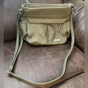 Koltov Olive Green Crossbody